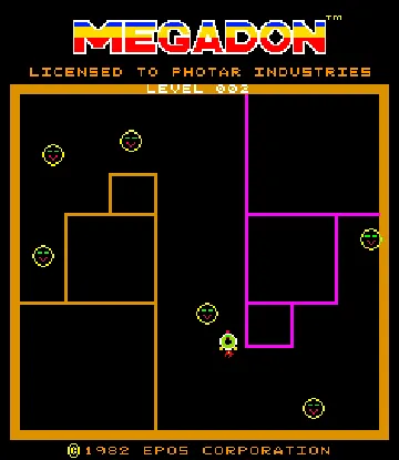 Megadon screen shot title